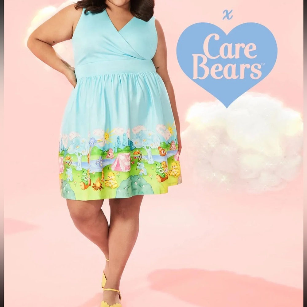 Care Bears x ModCloth Next Level Adorable Fit&Flare dress sz 4x! EUC! POCKETS!